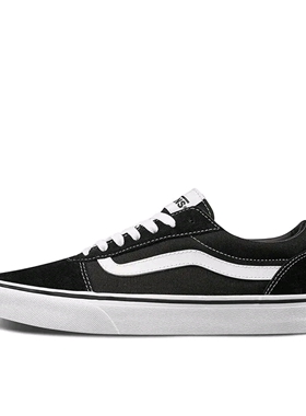 Vans Ward Active 经典 舒适百搭 低帮 板鞋 男女同款 黑白