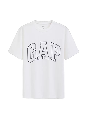 Gap男女装春季经典款印花宽松短袖T恤美式725617