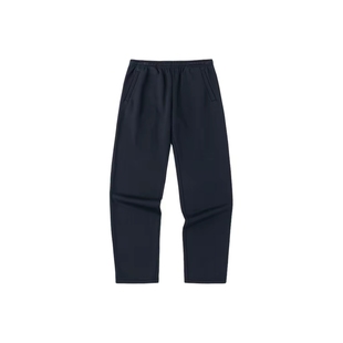 男裤 灰色加绒保暖直筒宽松针织休闲裤 官网正品 新款 冬季 安踏运动裤