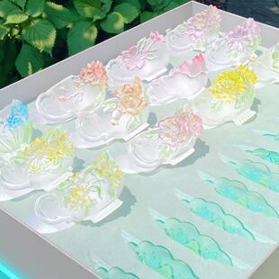 【十二花神·咖啡单杯任选一】十二花神咖啡杯 单杯桌面摆件 7118