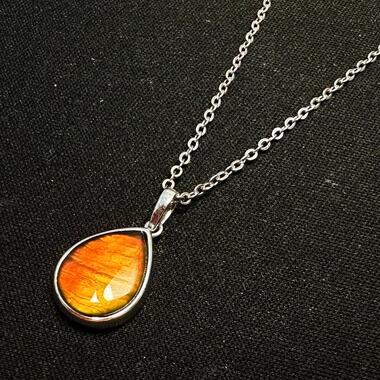 水晶面随机单色小水滴斑彩石吊坠（非图片款，可挑选）