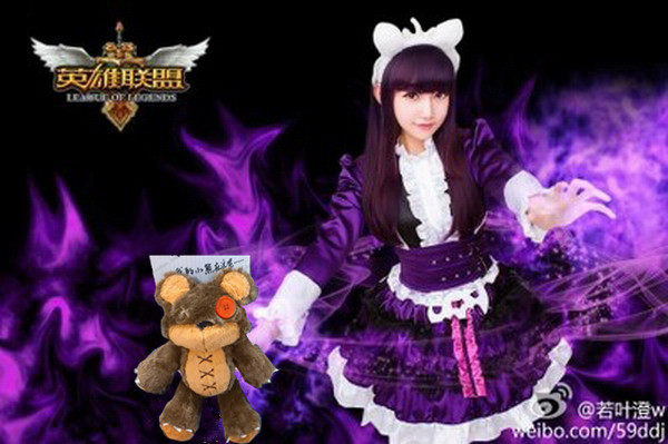 尚美COS LOL英雄联盟 哥特萝莉 安妮cosplay 定