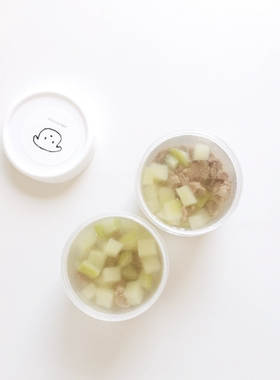 手工鲜食[HaBe]牛肉汤鸡肉汤鸭肉汤猫咪狗狗补水 韩国专业营养师