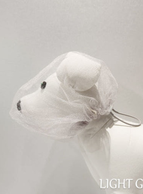 部分现货~[HaBe]2个入宠物面纱遛狗防乱吃韩国手工制做韩国代购