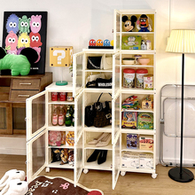 可移动零食柜家用创意客厅沙发旁边儿童卧室床头杂物收纳置物架子