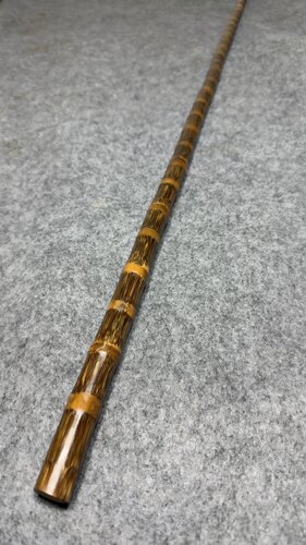 长度1.2直径2.1到2.2精美实心竹金丝竹手杖登山杖 盘玩把玩