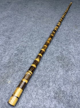 精品实心竹把玩盘玩件 防身 手杖登山杖 1米长2.0直径左右