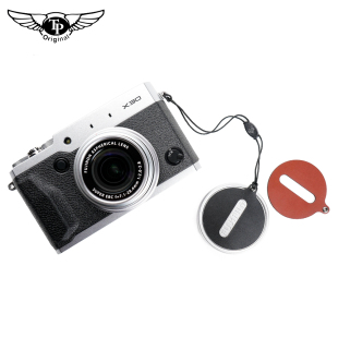 富士X100V 旁轴相机镜头盖防丢绳 X100VI X70 真皮 X100F 台湾TP