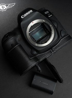 台湾TP 真皮佳能EOS 5D MARK IV相机包5D4牛皮套 5D3保护套 手柄