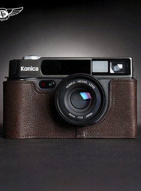 手工牛皮 柯尼卡巧思af相机包Konica Hexar AF皮套旁轴胶片保护套