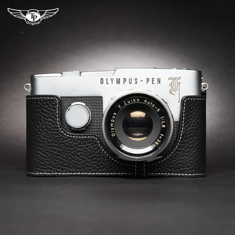 牛皮奥林巴斯pen-f pen ft eed ee3 ee2 ee相机包皮套 胶片保护套