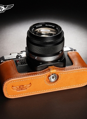 奥林巴斯OM1 OM2n OM3 OM4Ti相机包OM10 20 30真皮套胶片机保护套