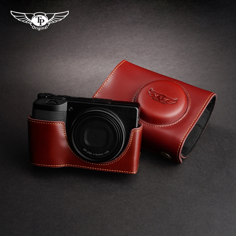 Ricoh相机包台湾原创真皮皮套