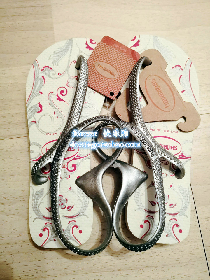 Havaianas橡胶防滑夹趾沙滩凉鞋