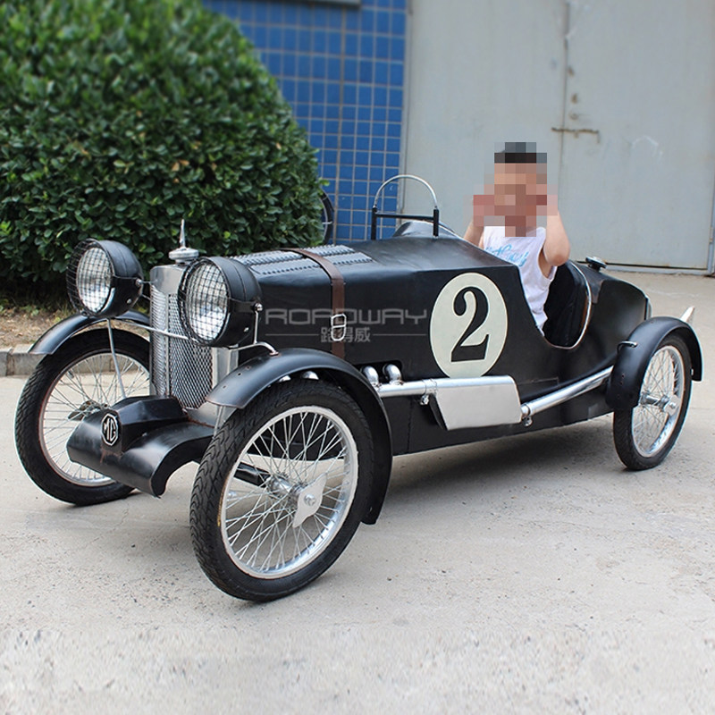 新款复古金属铁艺大型老爷汽车模型落地摆件装饰创意儿童摄影道具