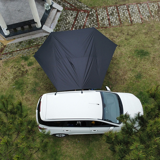 Car side awning tarp遮阳棚越野车边帐天幕210D牛津黑胶防晒防水