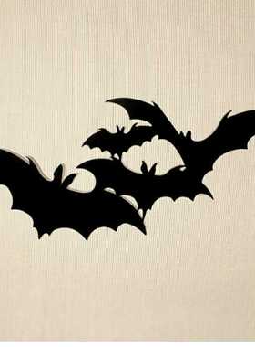 P短款时尚多个蝙蝠搞怪锁骨挂链项链