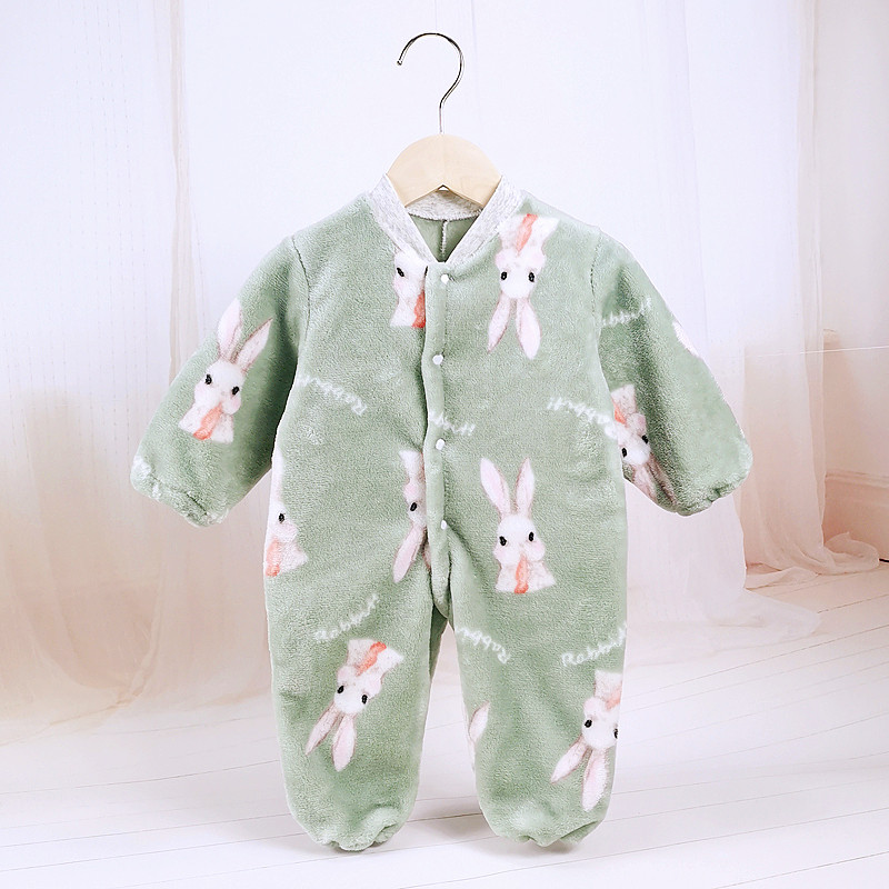 婴儿法兰绒连体衣男女宝宝加厚保暖睡衣冬季儿童柔软连身外套罩衣,童装/婴儿装/亲子装,连身衣/爬服/哈衣,淘宝优惠券,粉丝福利购,淘宝优惠卷