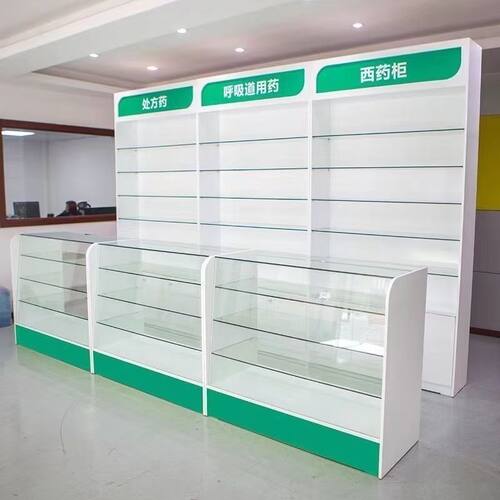 药品展示架房诊所玻璃柜台