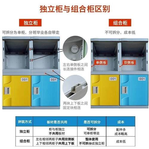 高中生柜教室储物书包独立