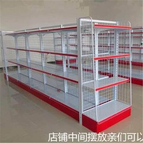 展示架货双面铺中岛便利店