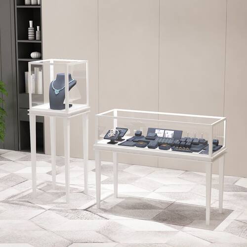 银展示定制品玻璃不锈钢陈