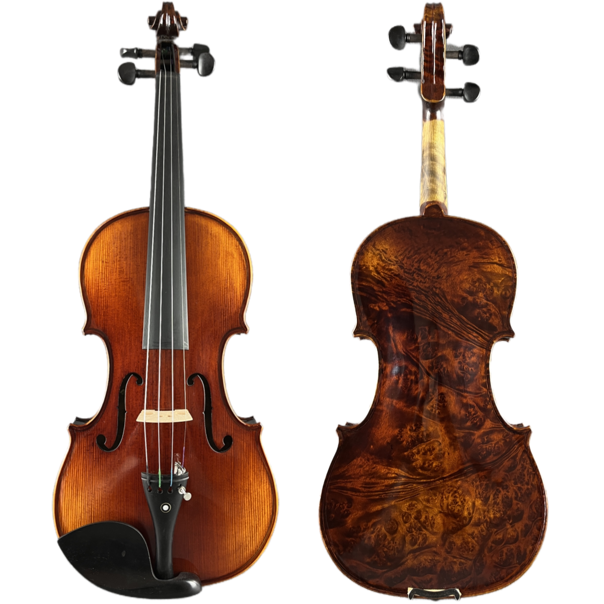 艺鸣乐器 意大利工艺纯手工制作鸟眼枫小提琴 龙眼枫木 专业演奏