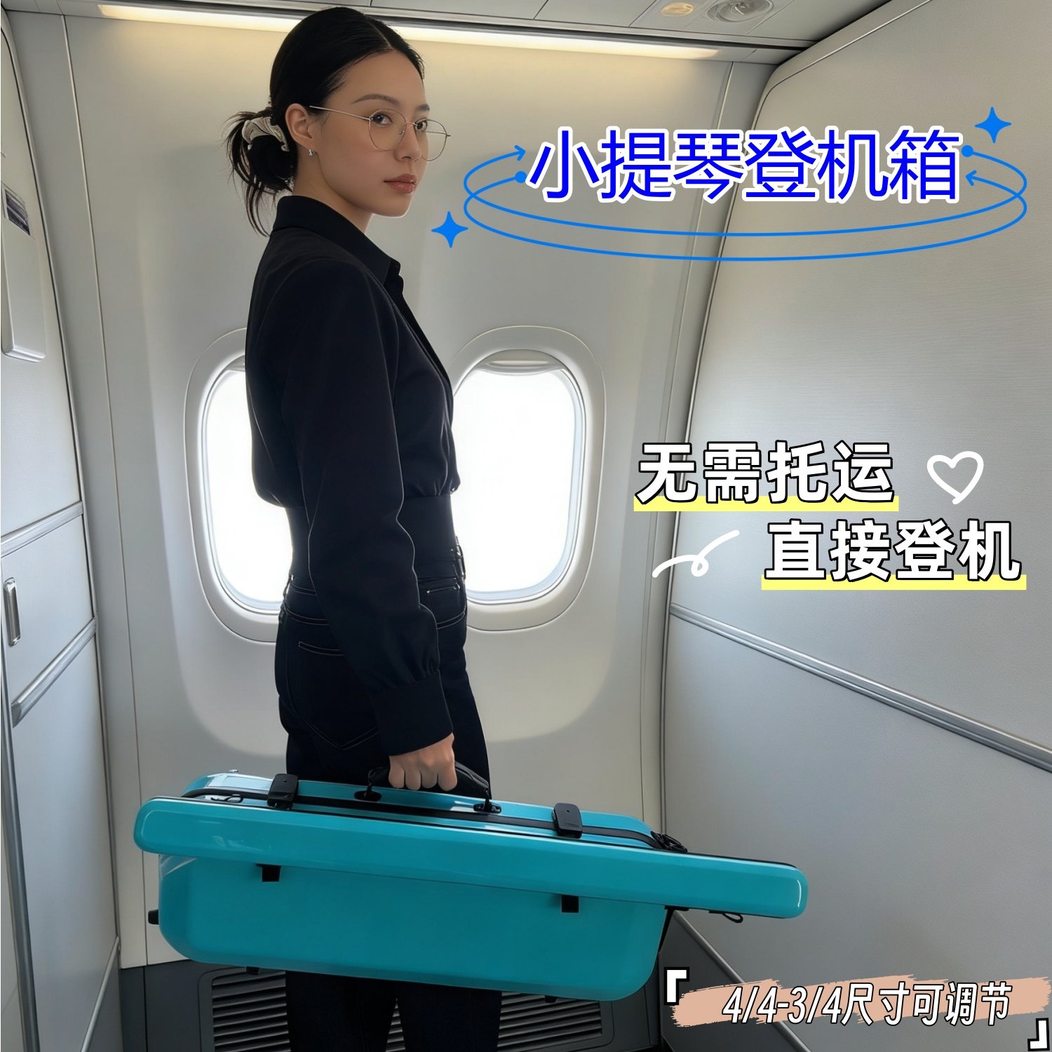 艺鸣乐器 4/4-3/4超轻碳纤维小提琴方盒 航空登机箱 弓盒可拆卸,乐器/吉他/钢琴/配件,提琴盒/包,淘宝优惠券,粉丝福利购,淘宝优惠卷