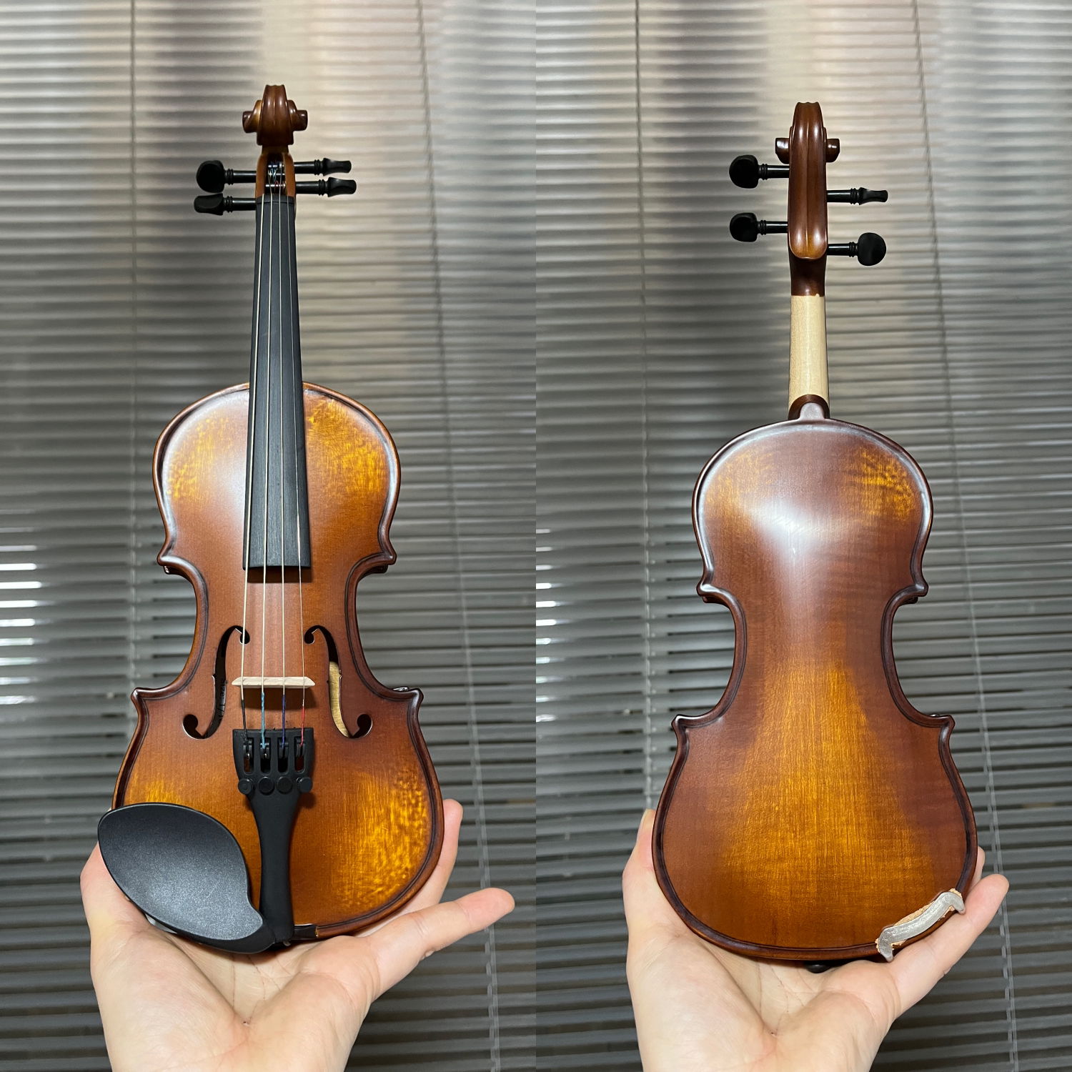艺鸣乐器1/16-4/4全实木小提琴 初学启蒙儿童练习小提琴 巴掌提琴