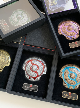 DOTA2手办刀塔2周边TI13本子不朽盾冠军盾肉山饰品PA不朽至宝摆件