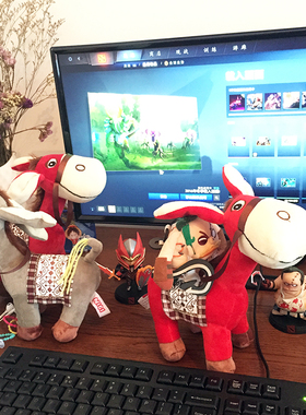 刀塔2手办dota2周边自走棋信使糖果影魔黑鸟不朽至宝毛绒礼物饰品