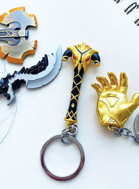 dota2手办武器刀塔2周边ti6不朽盾影魔BKB剑圣跳刀饰品钥匙扣挂件