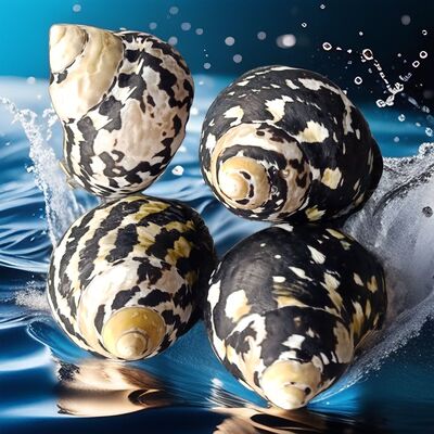 天然贝壳海螺黑金刚嵘螺螺寄居蟹替换鱼缸造景摆饰装饰摆件收藏