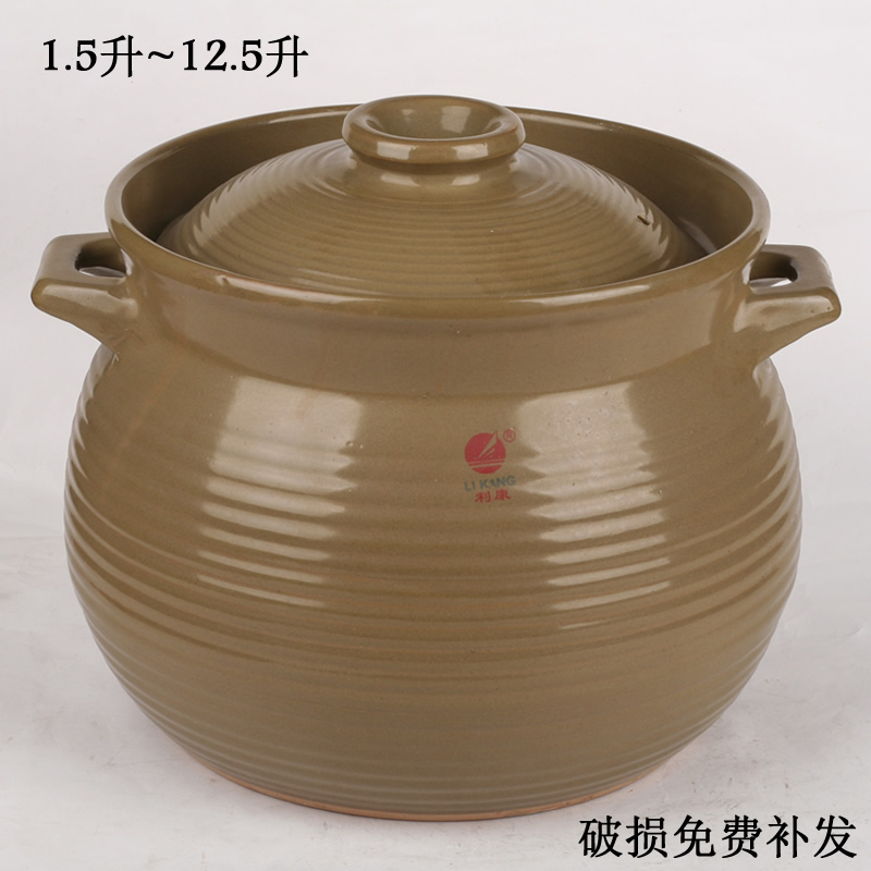 广西土锅耐高温砂锅炖锅陶瓷明火锅具煲汤粥煎药罐特大号锅包邮