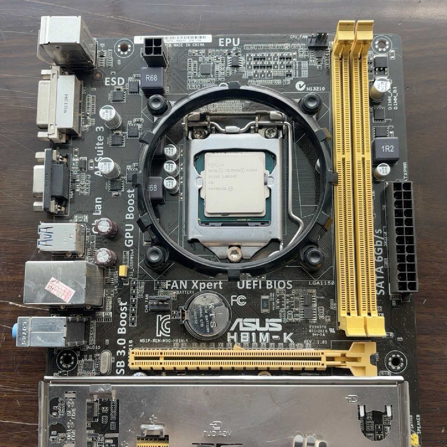 华硕H81M-K主板，LGA1150接口，支持三代CPU，—议价图片