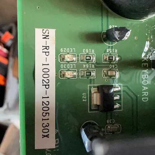诺帝菲尔RP-1002PLUS气体控制器主板 全新没议价