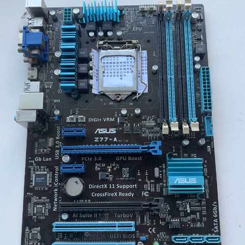 华硕Z77-A主板，LGA1155接口，支持i7/i5/i3—议价