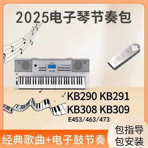 雅马哈电子琴节奏伴奏优盘KB290 291 308 309议价