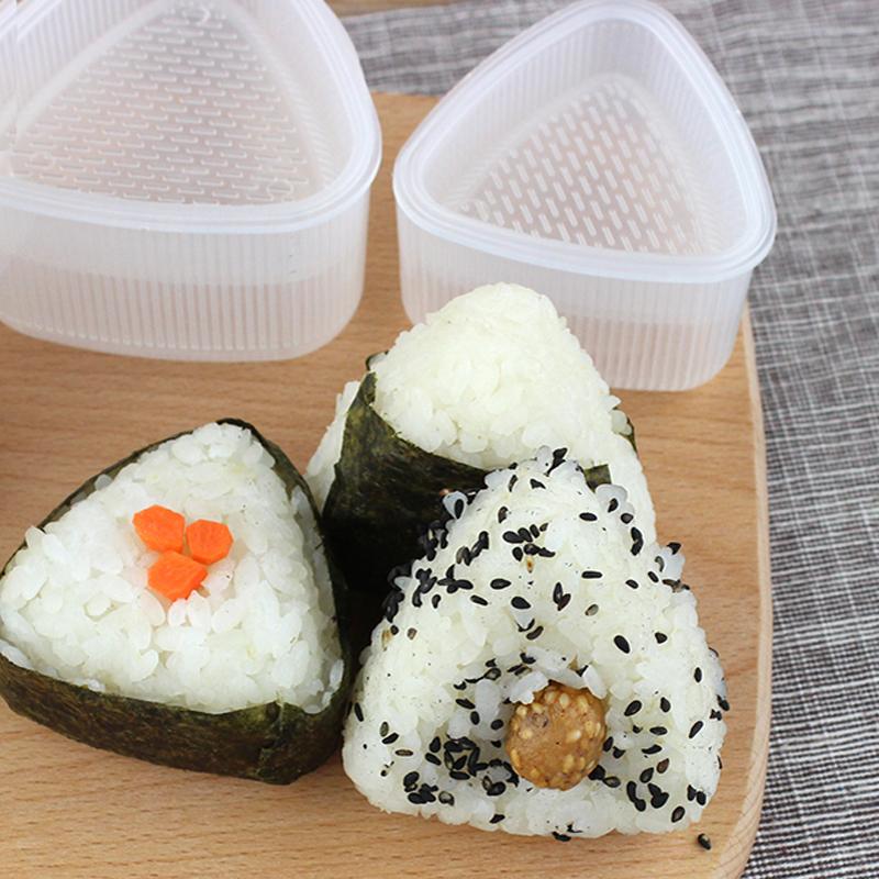 日式料理三角饭团模具大小两套装