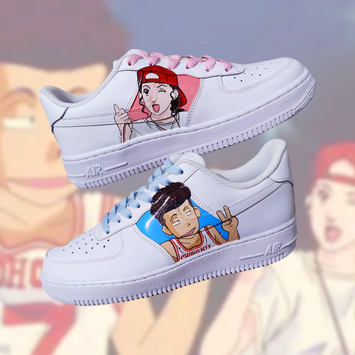 灌篮高手情侣手绘鞋宫城良田彩子