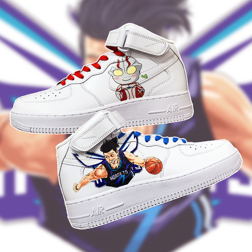 林书豪球鞋定制DIY手绘鞋彩绘