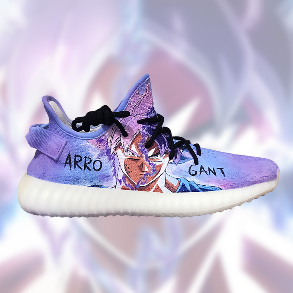 原创设计DIY七龙珠联名手绘球鞋