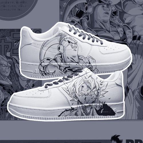 手绘定制球鞋AF1DIY七龙珠原创画