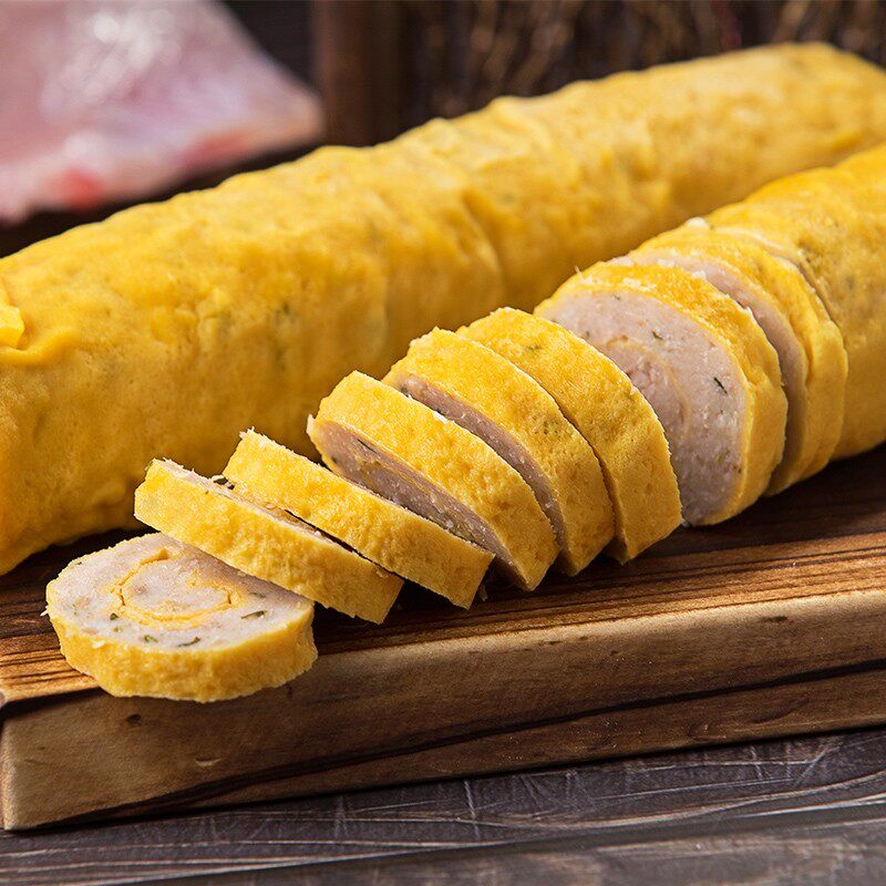 新鲜日期赤壁特产龚嫂牌鱼糕蛋饺手工蛋卷火锅食材 买3包邮