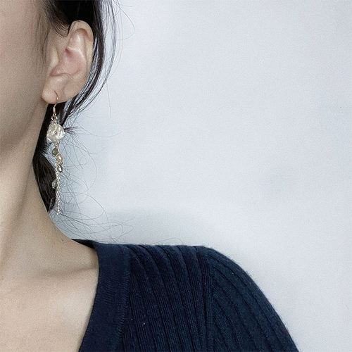 耳饰yibrli巴洛克珍珠气质