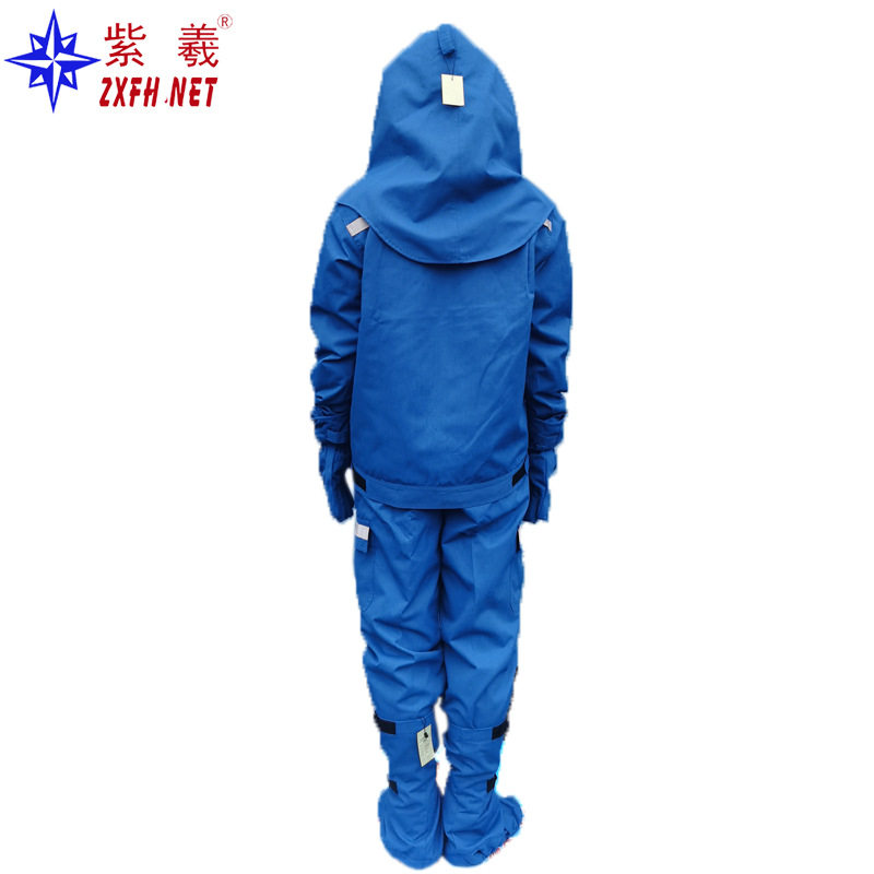 紫羲ZX-1120防电弧服 阻燃服防电防爆炸保护服电工作业 防电弧服