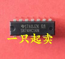 74HC14N SN74HC14N 六反相施密特触发器DIP-14 全新原装