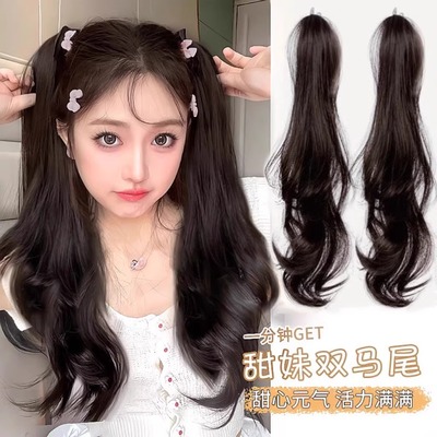 垂耳兔假发公主头抓夹