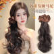 假发马尾辫子女韩系气质大波浪仿真发发圈一体低扎自然卷假马尾辫