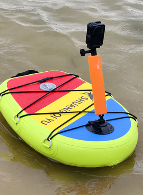 超大浮力游泳跟拍浮板神器游泳拍摄记录户外冬泳充气折叠自拍录像